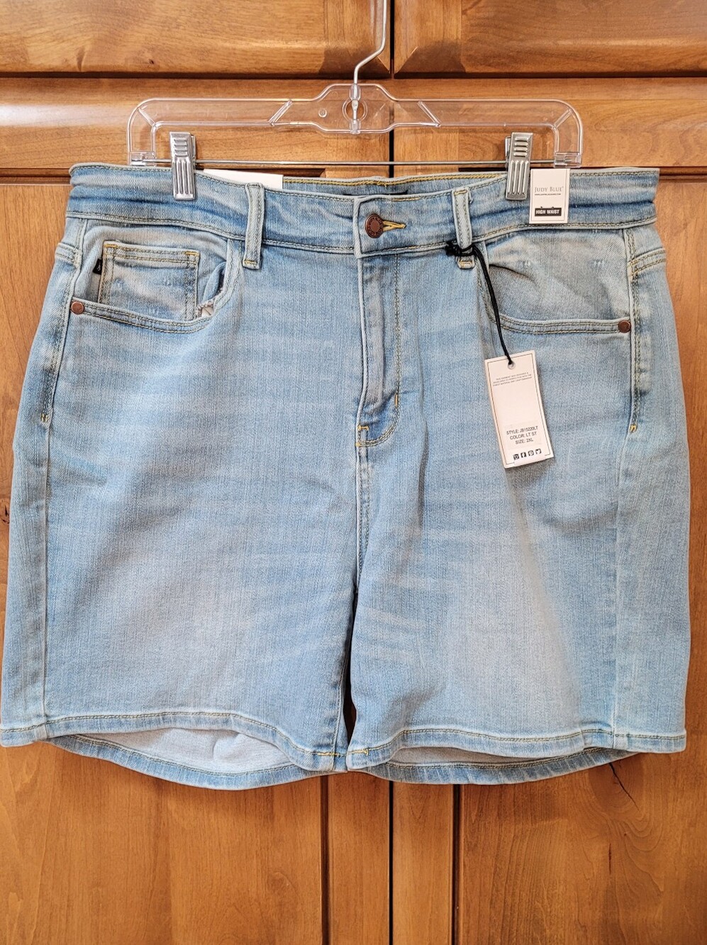 NWT | Judy Blue High Rise Mid Length Denim Shorts